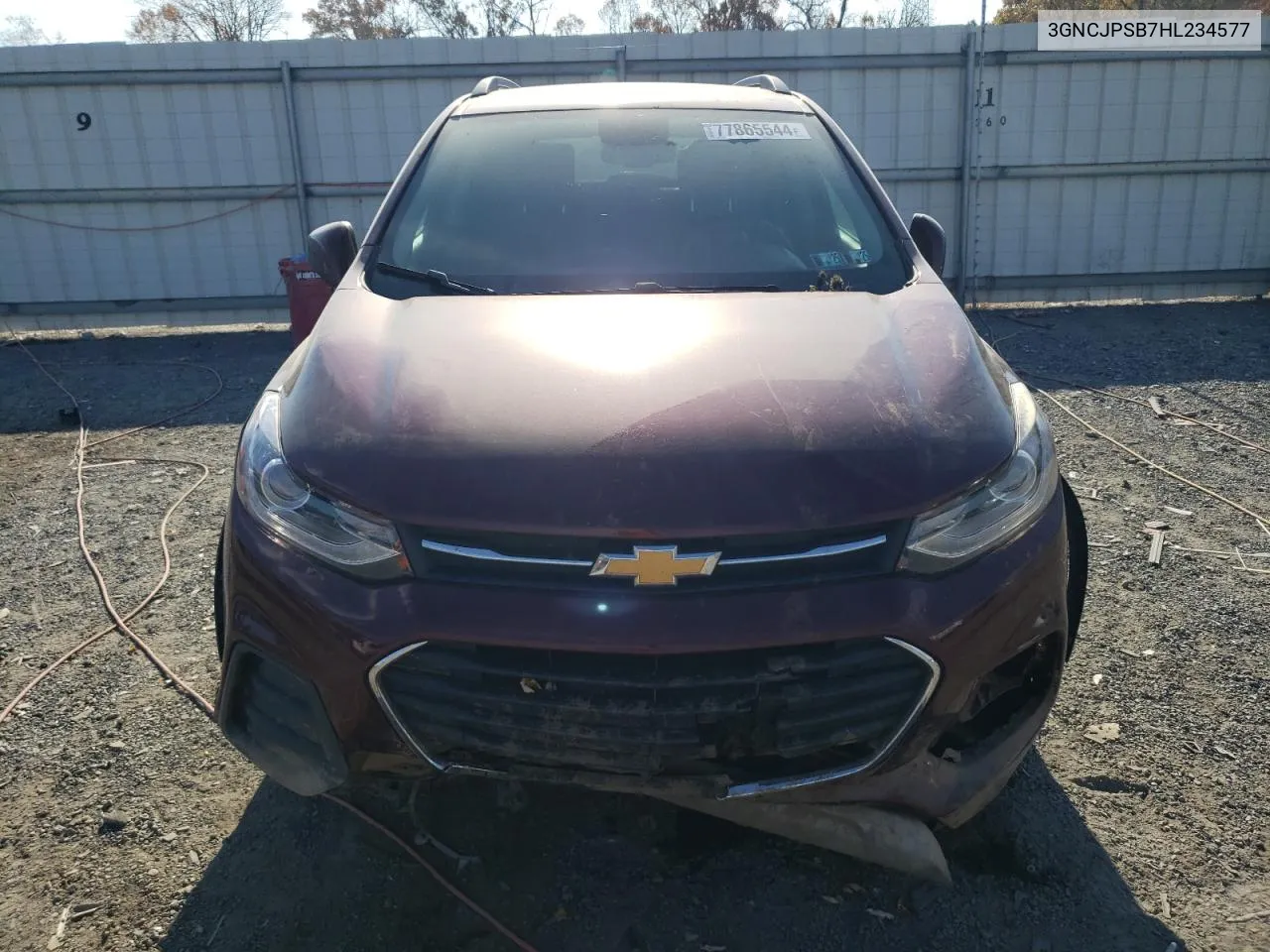 2017 Chevrolet Trax 1Lt VIN: 3GNCJPSB7HL234577 Lot: 77865544