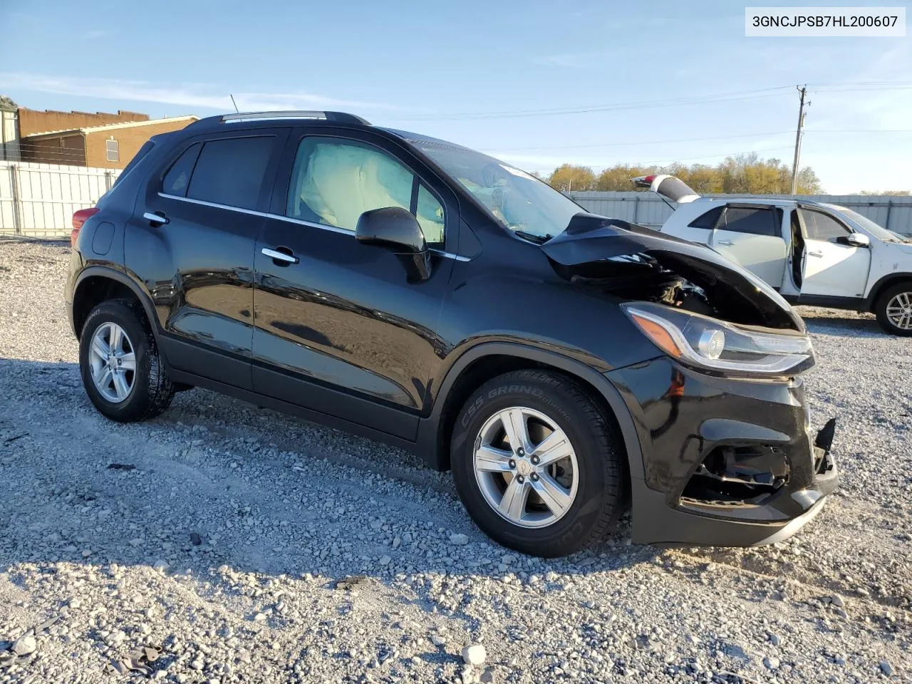 2017 Chevrolet Trax 1Lt VIN: 3GNCJPSB7HL200607 Lot: 78143644