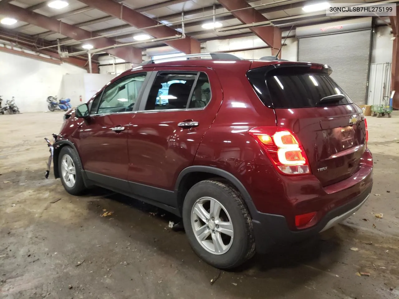 2017 Chevrolet Trax 1Lt VIN: 3GNCJLSB7HL275199 Lot: 78306344