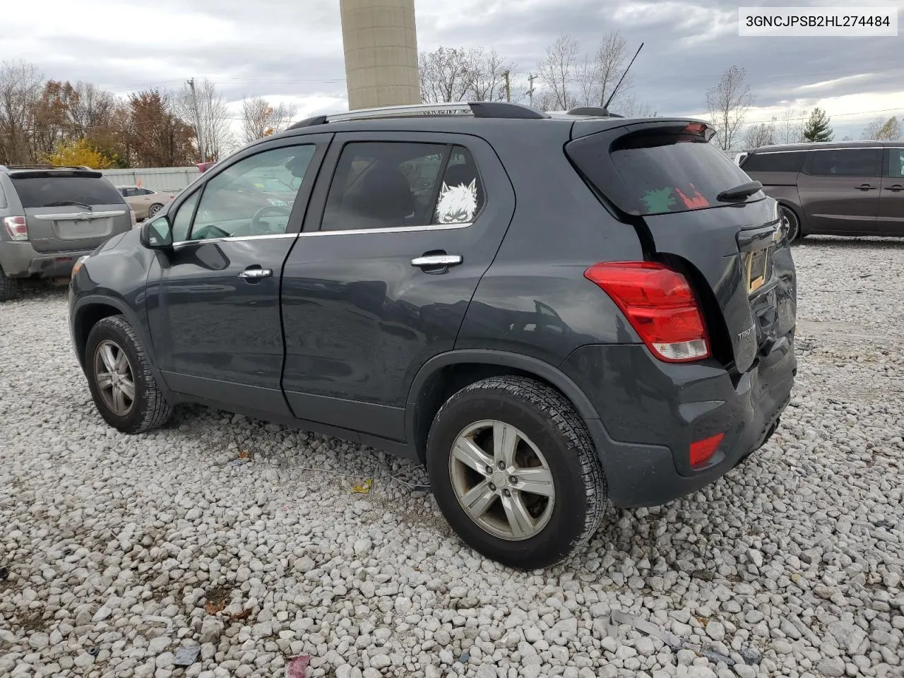 2017 Chevrolet Trax 1Lt VIN: 3GNCJPSB2HL274484 Lot: 78535564