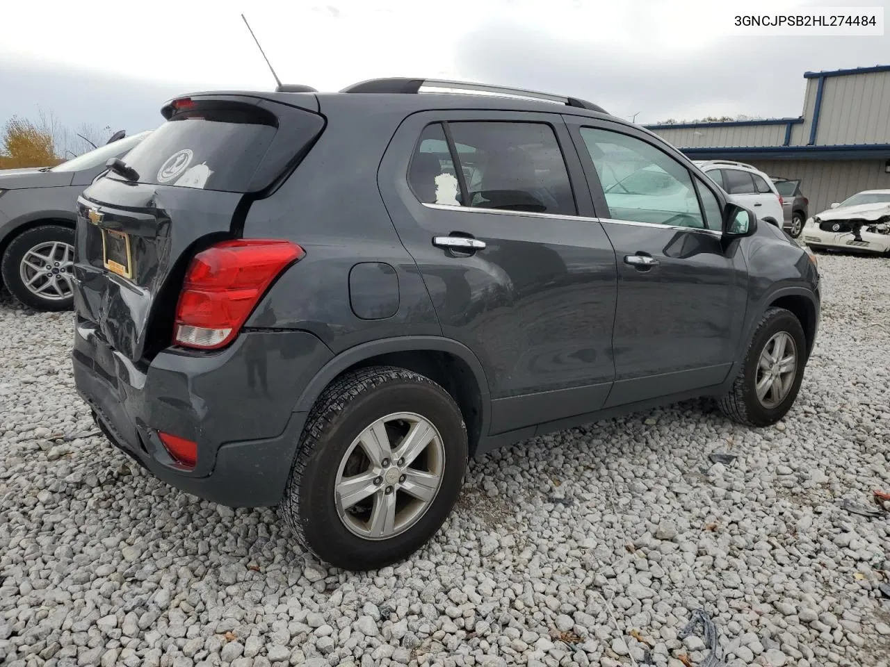 2017 Chevrolet Trax 1Lt VIN: 3GNCJPSB2HL274484 Lot: 78535564