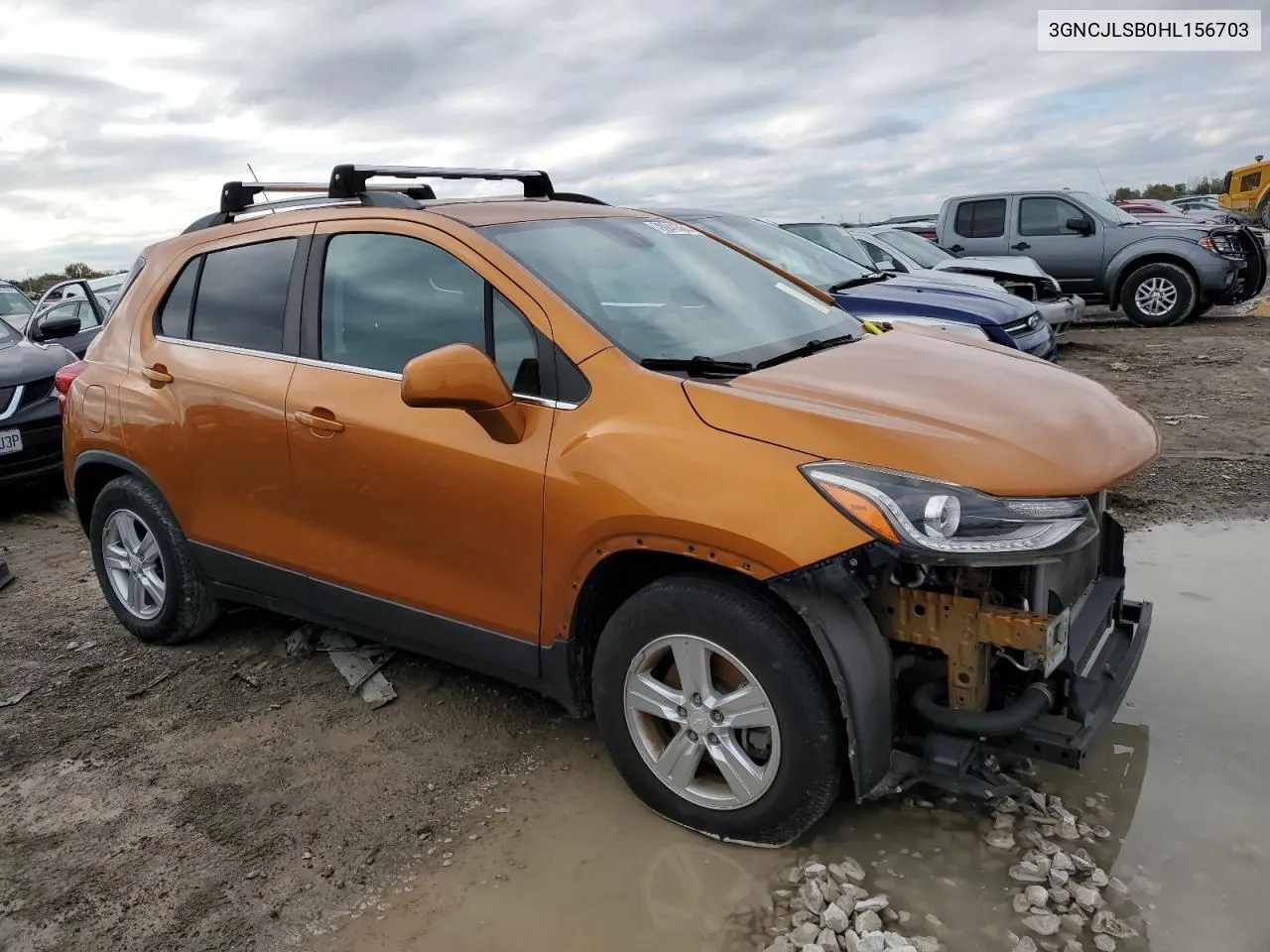 2017 Chevrolet Trax 1Lt VIN: 3GNCJLSB0HL156703 Lot: 78941564