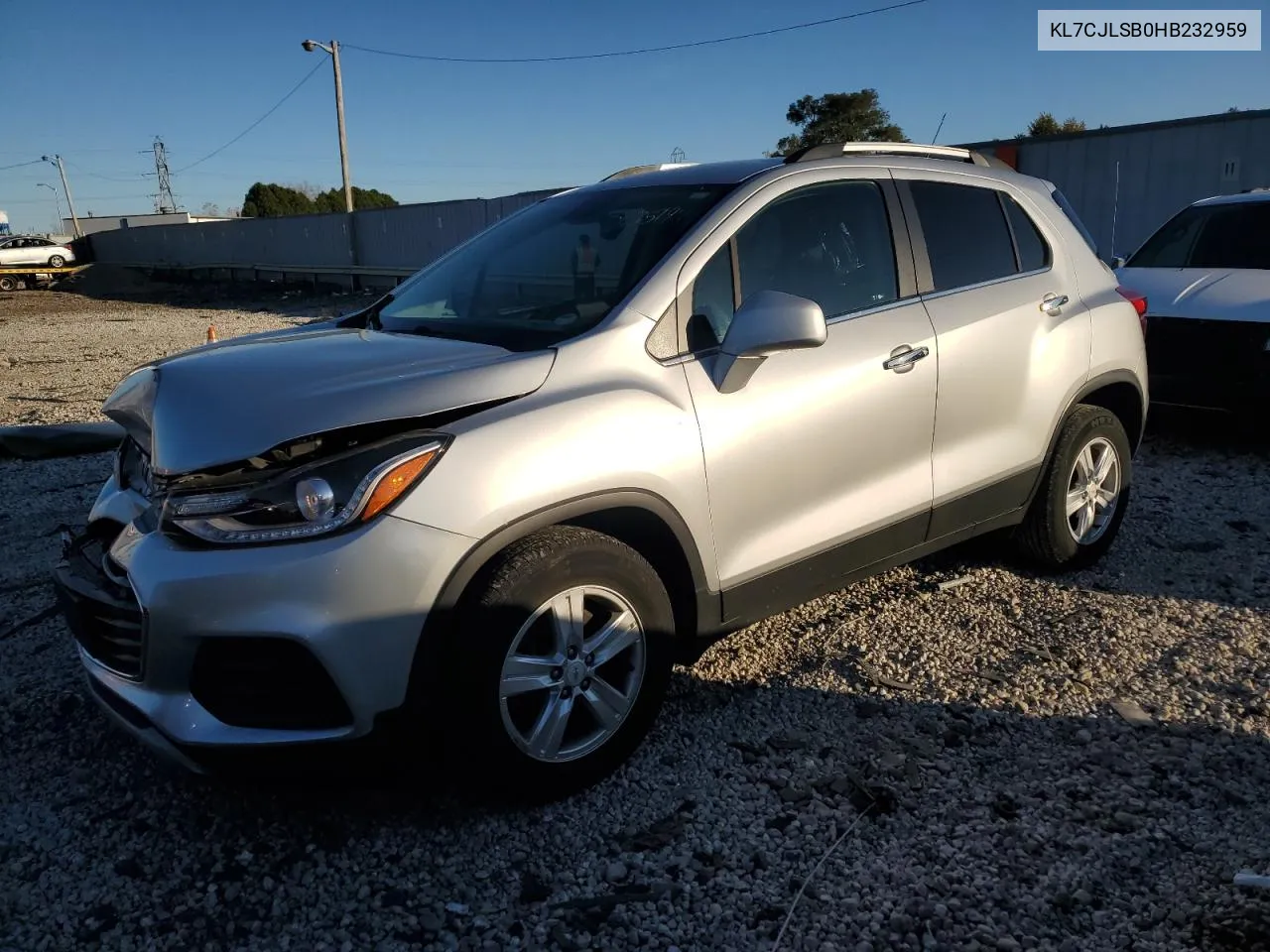 2017 Chevrolet Trax 1Lt VIN: KL7CJLSB0HB232959 Lot: 79135794