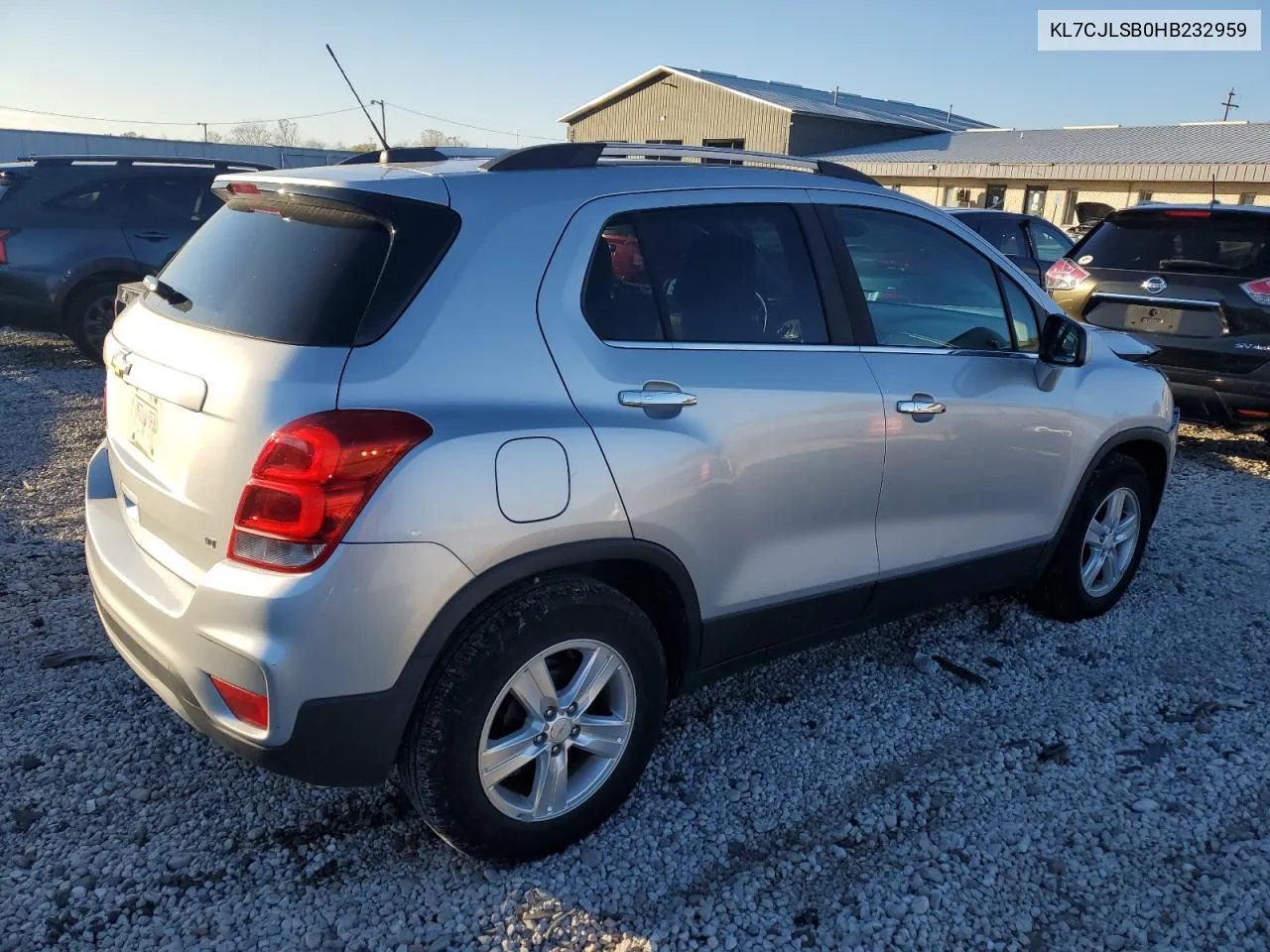 2017 Chevrolet Trax 1Lt VIN: KL7CJLSB0HB232959 Lot: 79135794