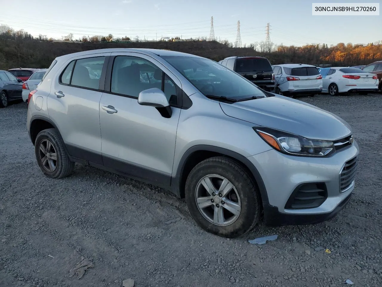 2017 Chevrolet Trax Ls VIN: 3GNCJNSB9HL270260 Lot: 79265064