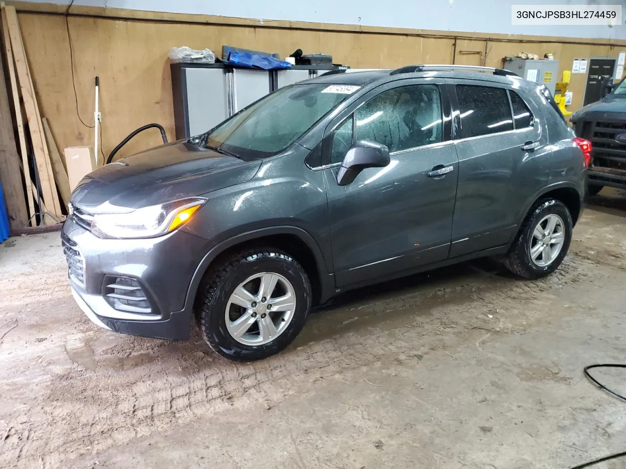 2017 Chevrolet Trax 1Lt VIN: 3GNCJPSB3HL274459 Lot: 80748394