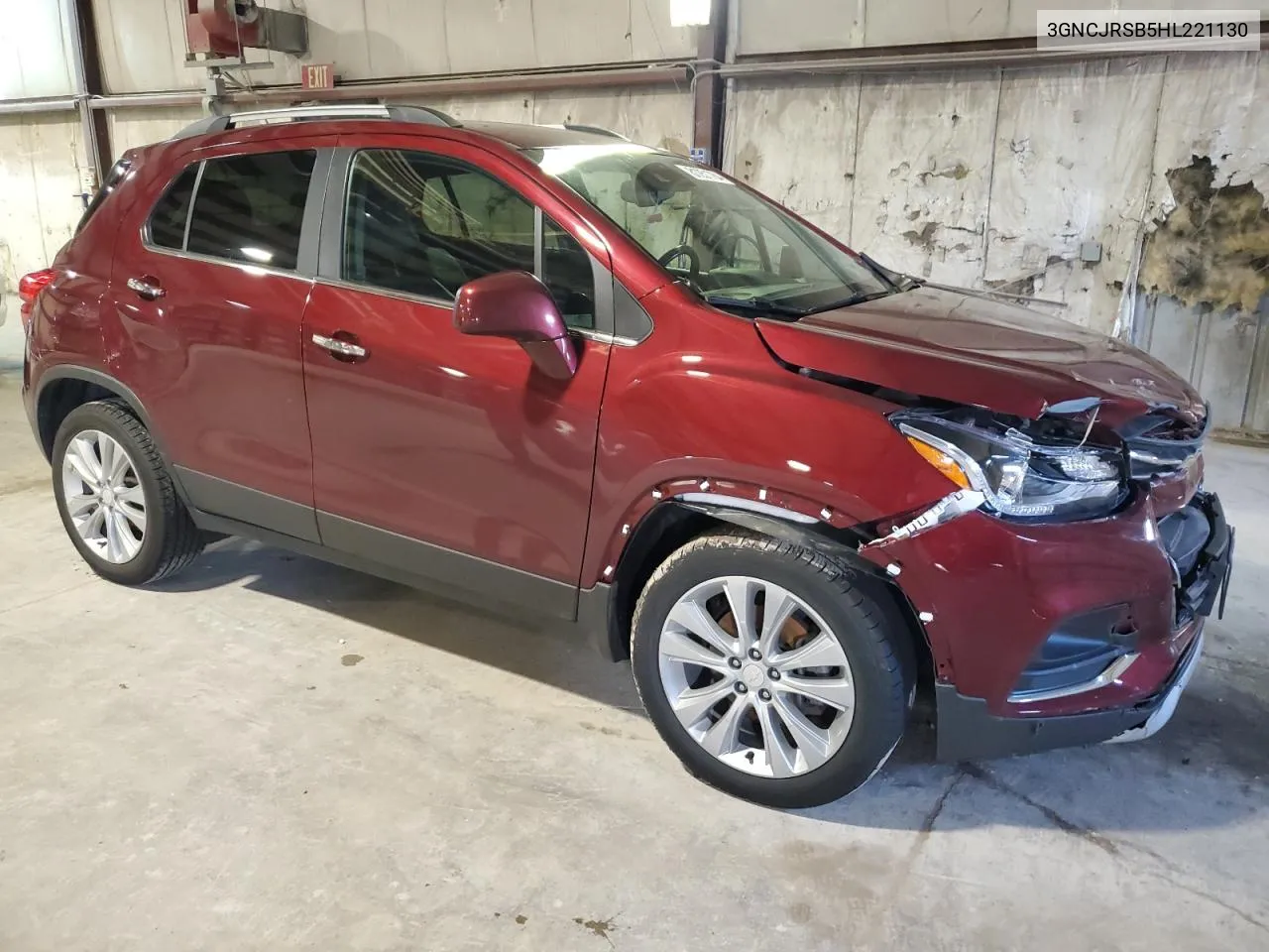 2017 Chevrolet Trax Premier VIN: 3GNCJRSB5HL221130 Lot: 81251784