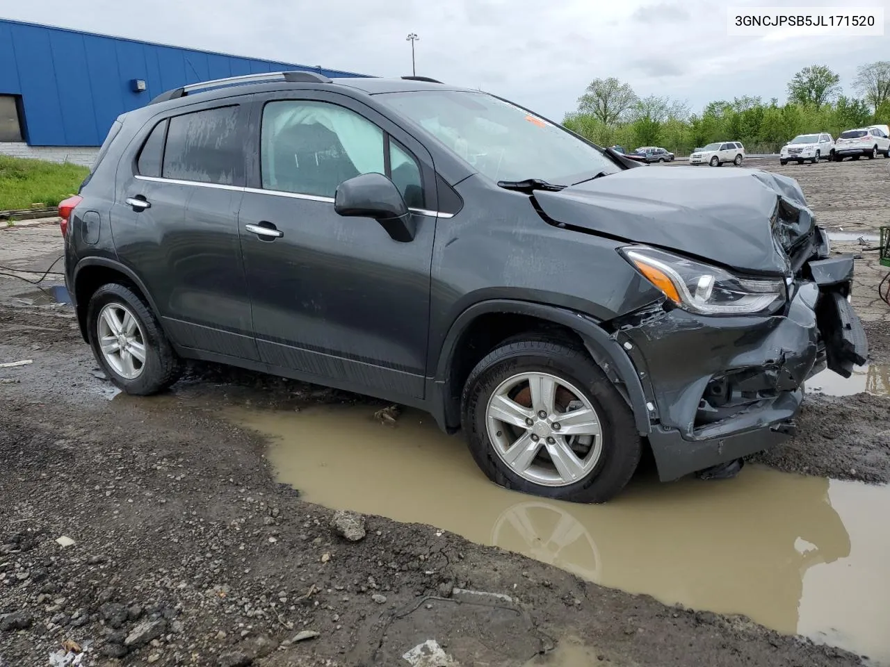 2018 Chevrolet Trax 1Lt VIN: 3GNCJPSB5JL171520 Lot: 52730014