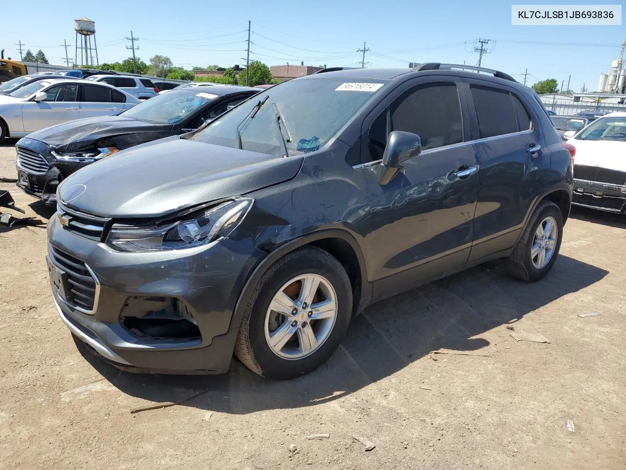 2018 Chevrolet Trax 1Lt VIN: KL7CJLSB1JB693836 Lot: 56915014