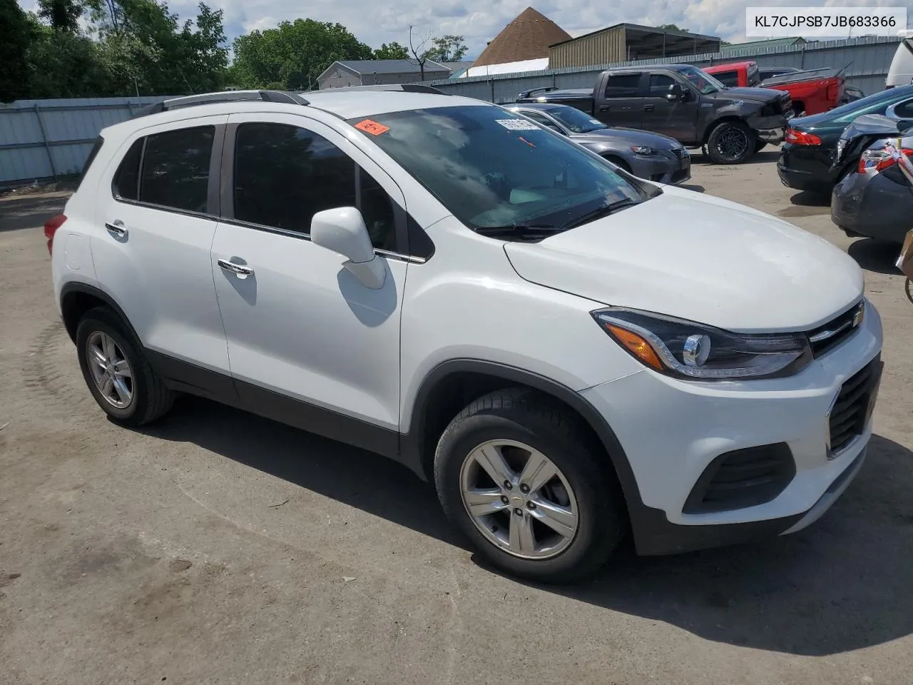 2018 Chevrolet Trax 1Lt VIN: KL7CJPSB7JB683366 Lot: 57011634