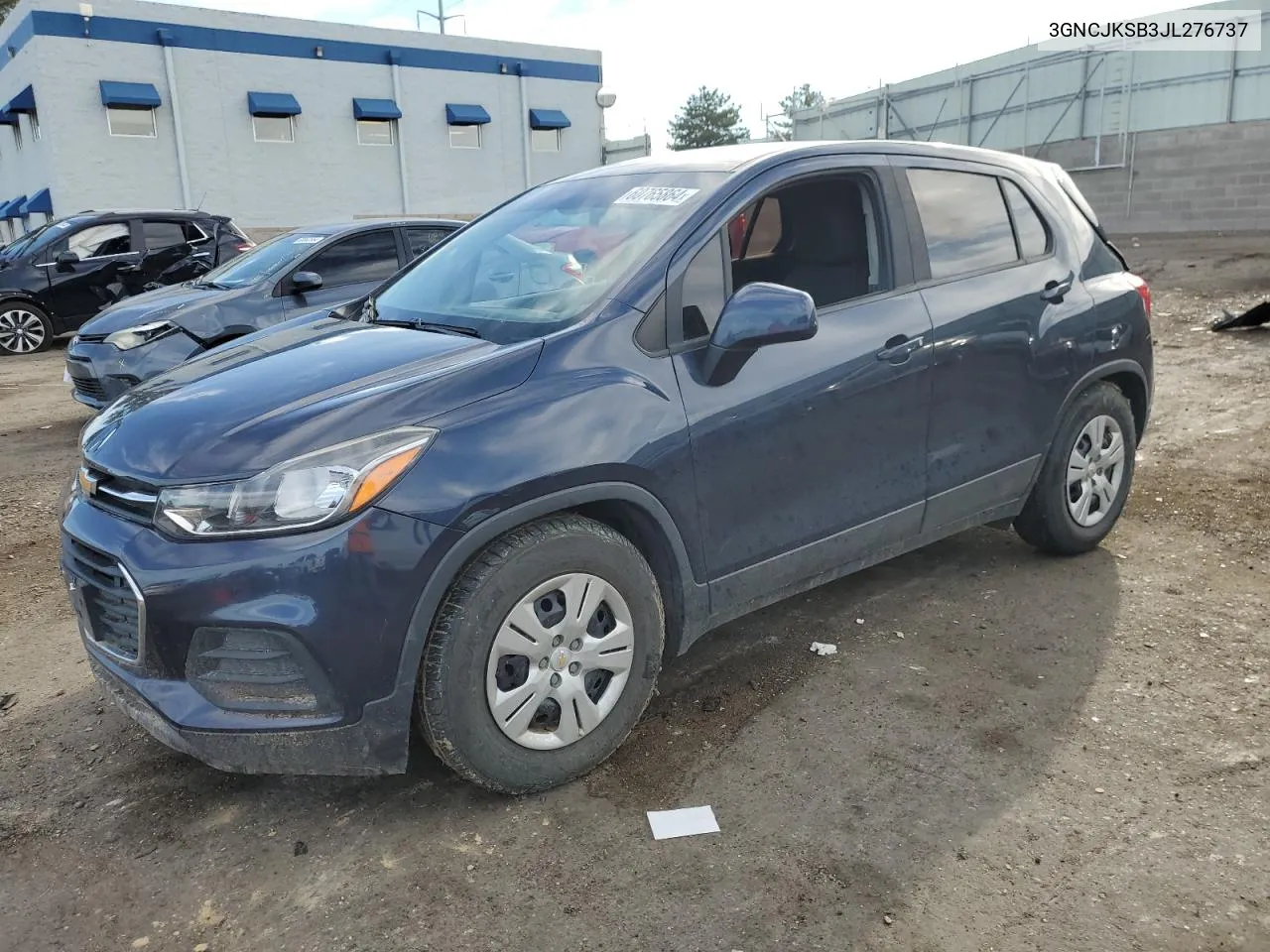 2018 Chevrolet Trax Ls VIN: 3GNCJKSB3JL276737 Lot: 60765864