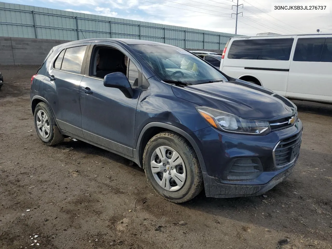 2018 Chevrolet Trax Ls VIN: 3GNCJKSB3JL276737 Lot: 60765864