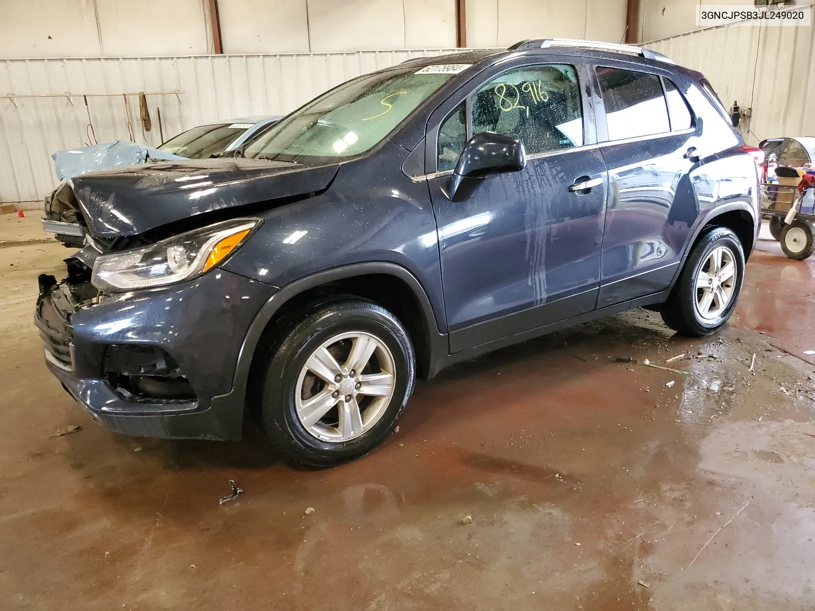 2018 Chevrolet Trax 1Lt VIN: 3GNCJPSB3JL249020 Lot: 62178984