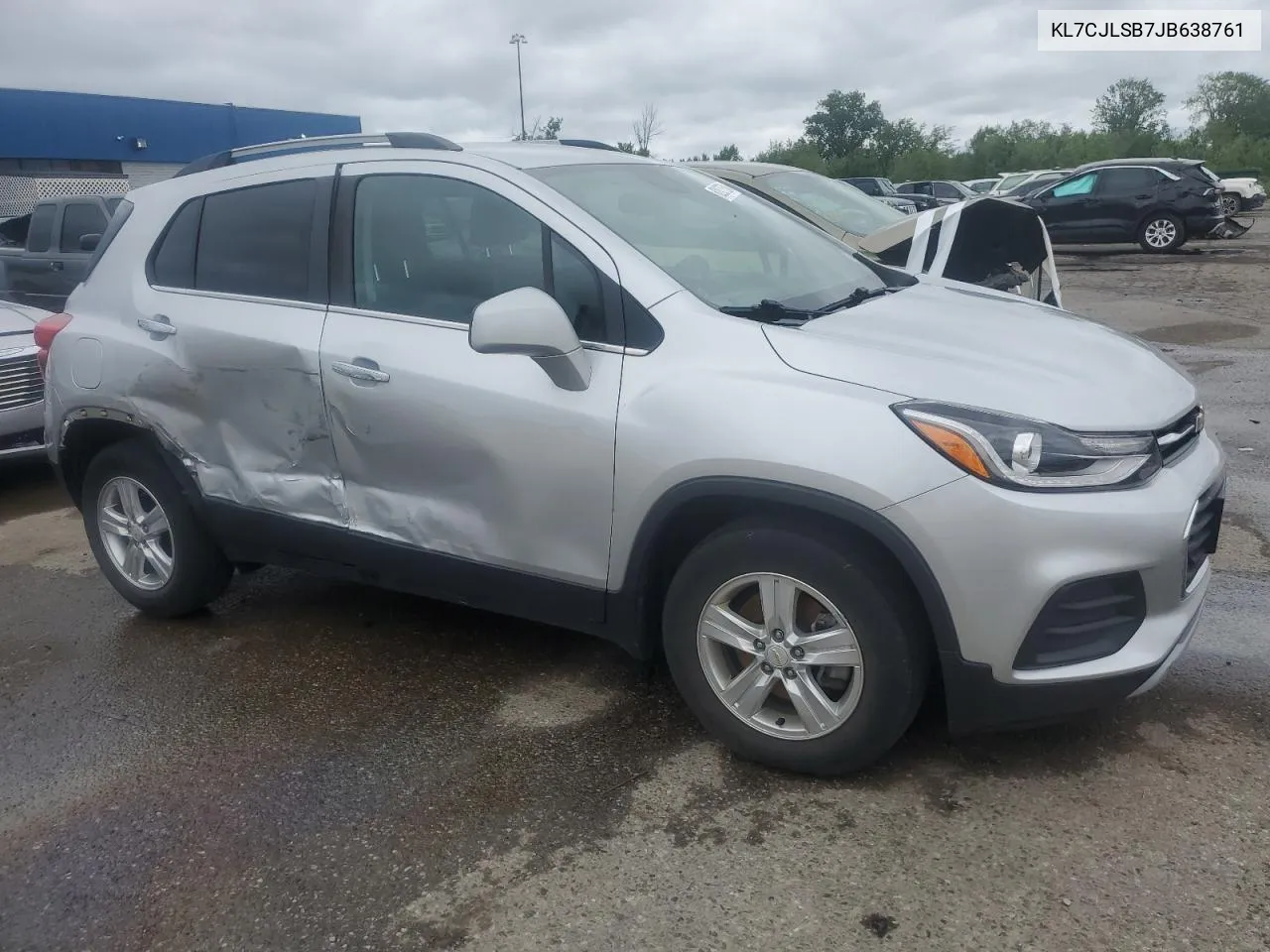 2018 Chevrolet Trax 1Lt VIN: KL7CJLSB7JB638761 Lot: 62627504