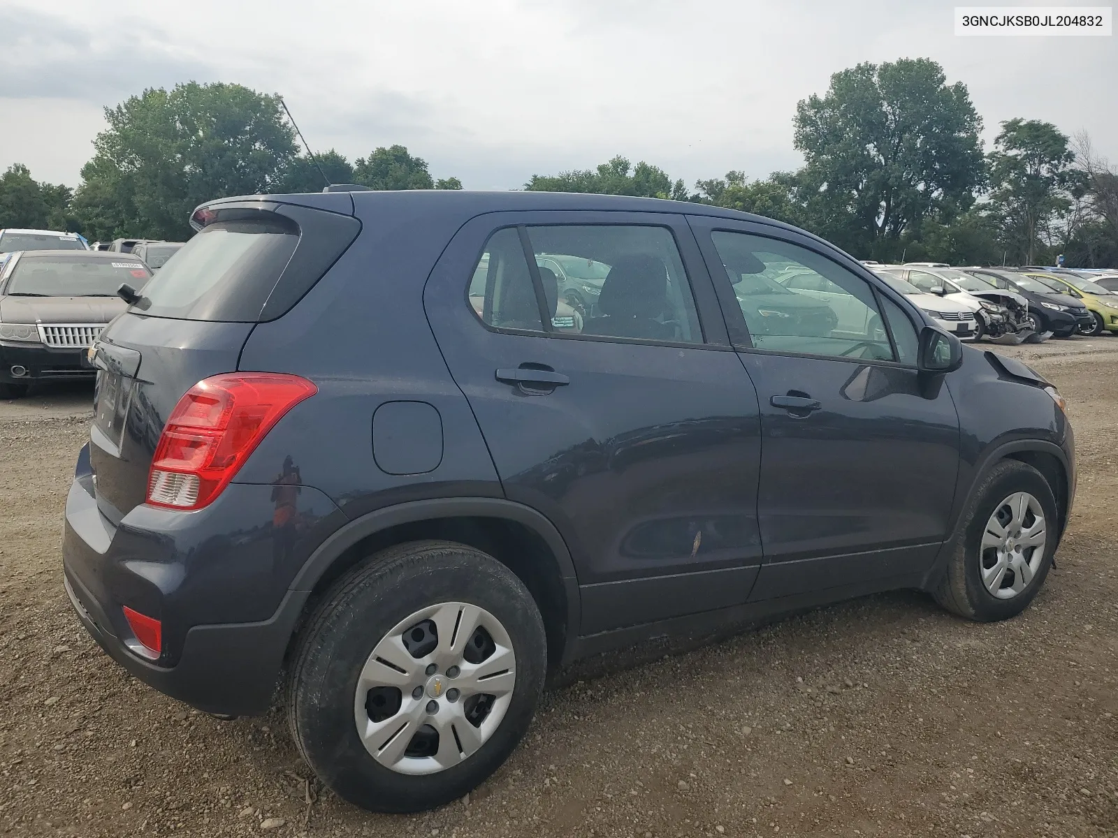 2018 Chevrolet Trax Ls VIN: 3GNCJKSB0JL204832 Lot: 63187584