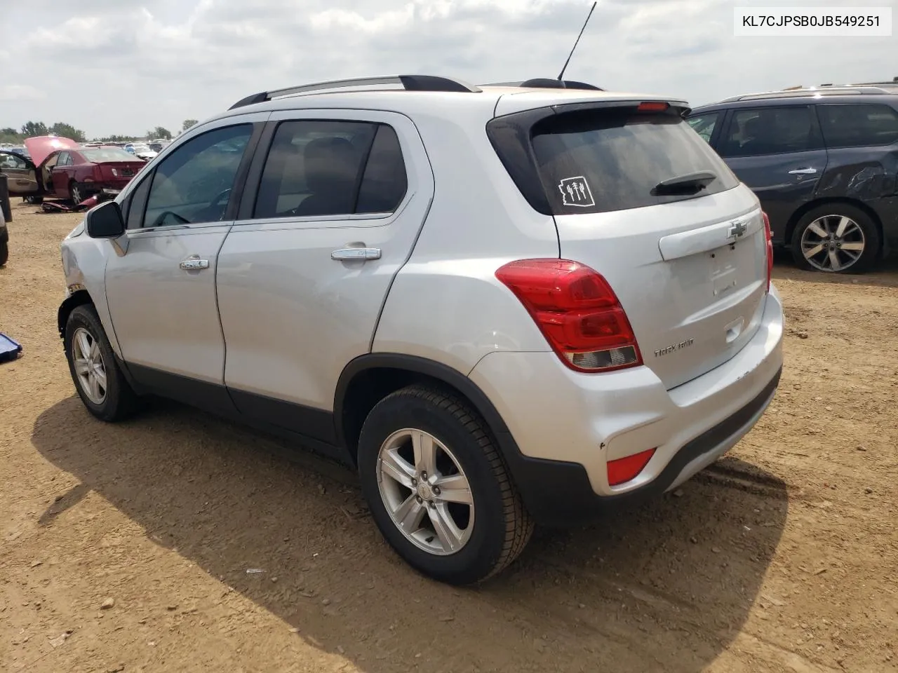 2018 Chevrolet Trax 1Lt VIN: KL7CJPSB0JB549251 Lot: 64633104