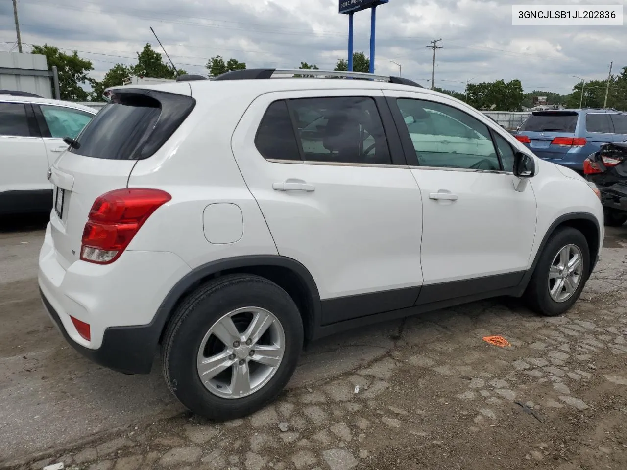 2018 Chevrolet Trax 1Lt VIN: 3GNCJLSB1JL202836 Lot: 65860754