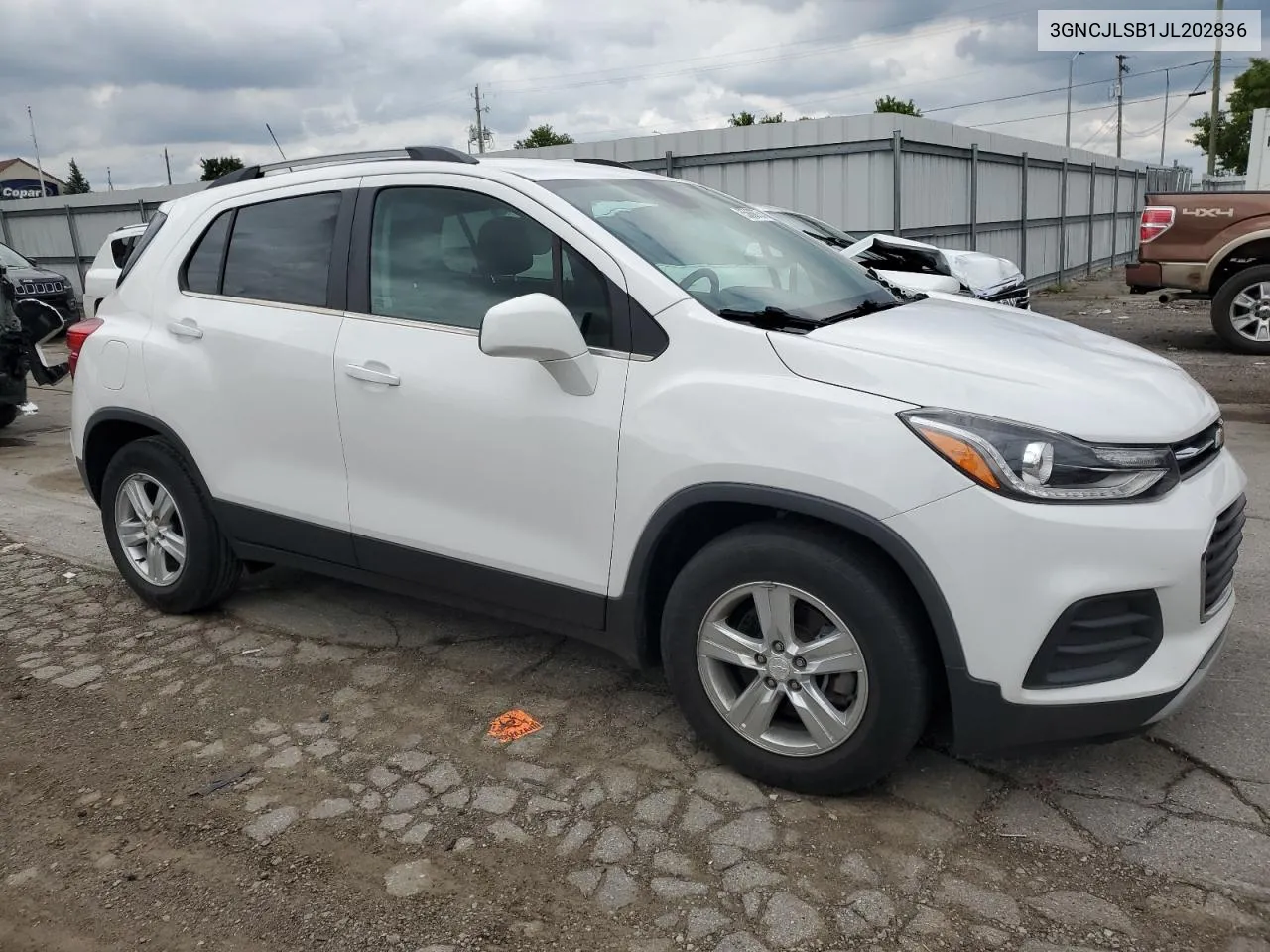 2018 Chevrolet Trax 1Lt VIN: 3GNCJLSB1JL202836 Lot: 65860754