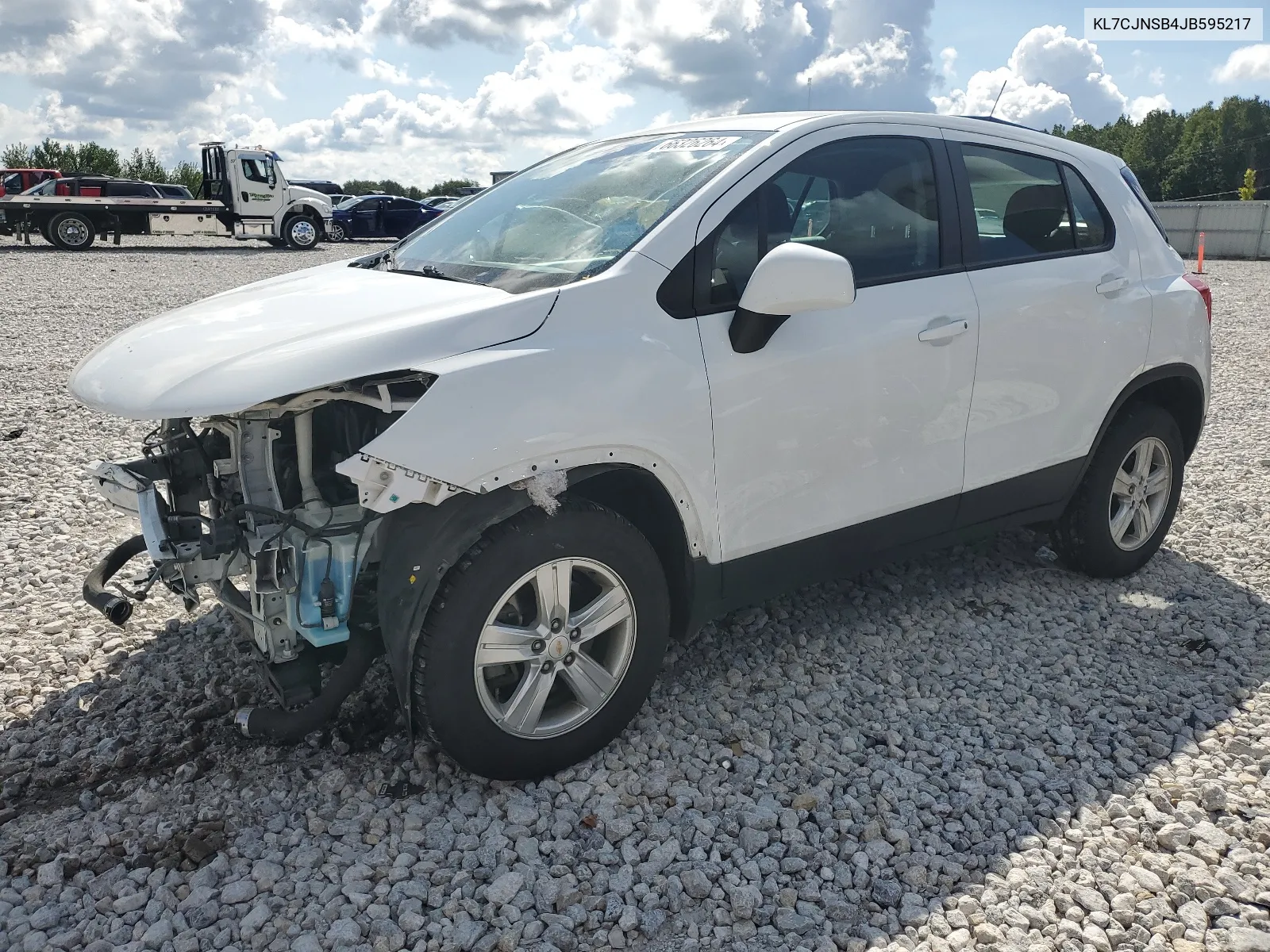 2018 Chevrolet Trax Ls VIN: KL7CJNSB4JB595217 Lot: 66326264