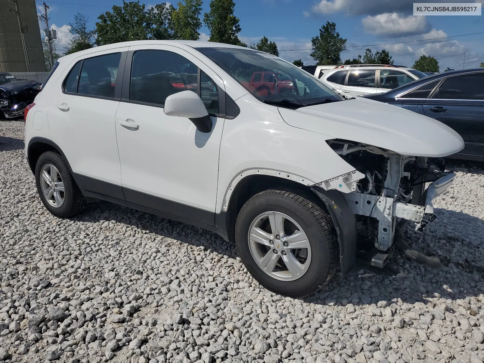 2018 Chevrolet Trax Ls VIN: KL7CJNSB4JB595217 Lot: 66326264