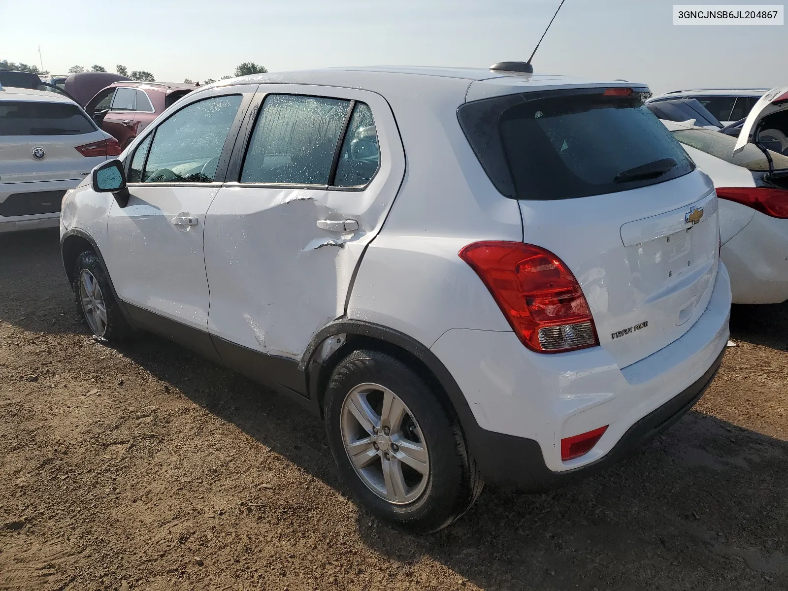 2018 Chevrolet Trax Ls VIN: 3GNCJNSB6JL204867 Lot: 66706174