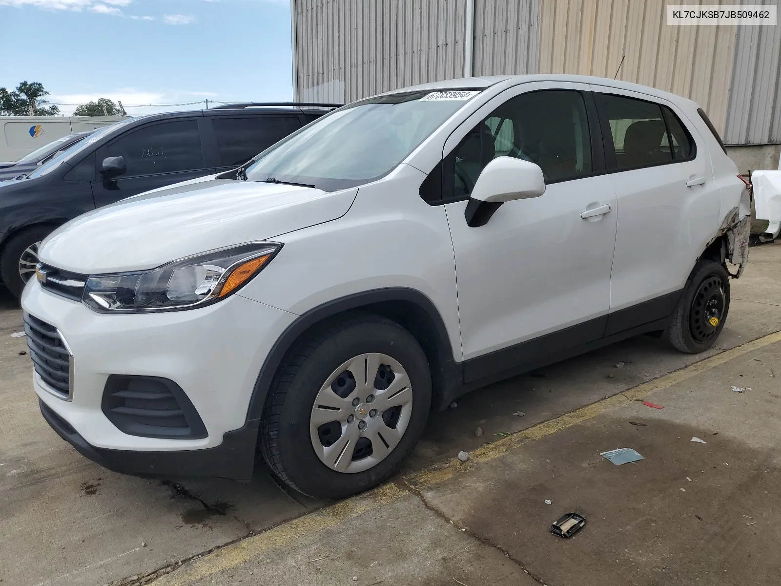 2018 Chevrolet Trax Ls VIN: KL7CJKSB7JB509462 Lot: 67333954