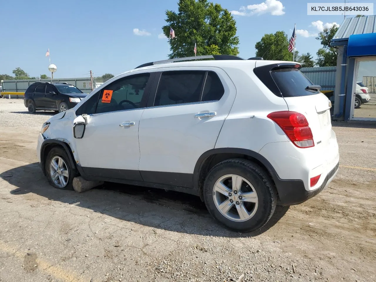 2018 Chevrolet Trax 1Lt VIN: KL7CJLSB5JB643036 Lot: 67512274