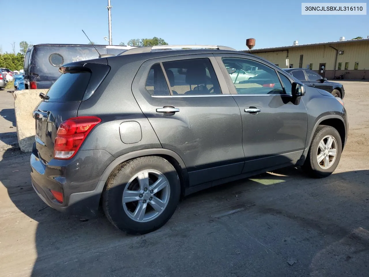 2018 Chevrolet Trax 1Lt VIN: 3GNCJLSBXJL316110 Lot: 67715124