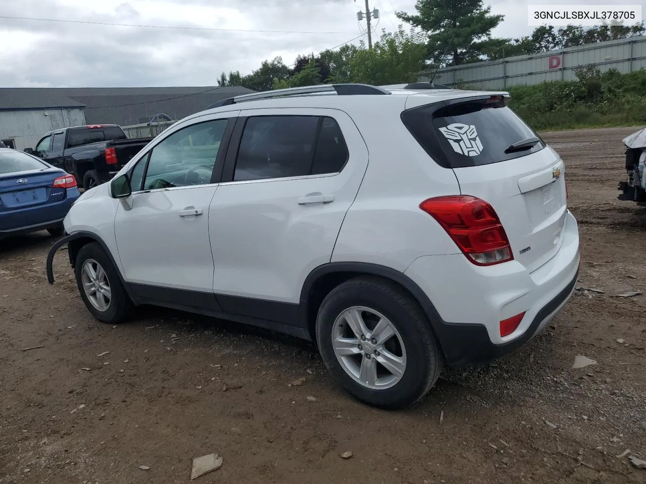 3GNCJLSBXJL378705 2018 Chevrolet Trax 1Lt