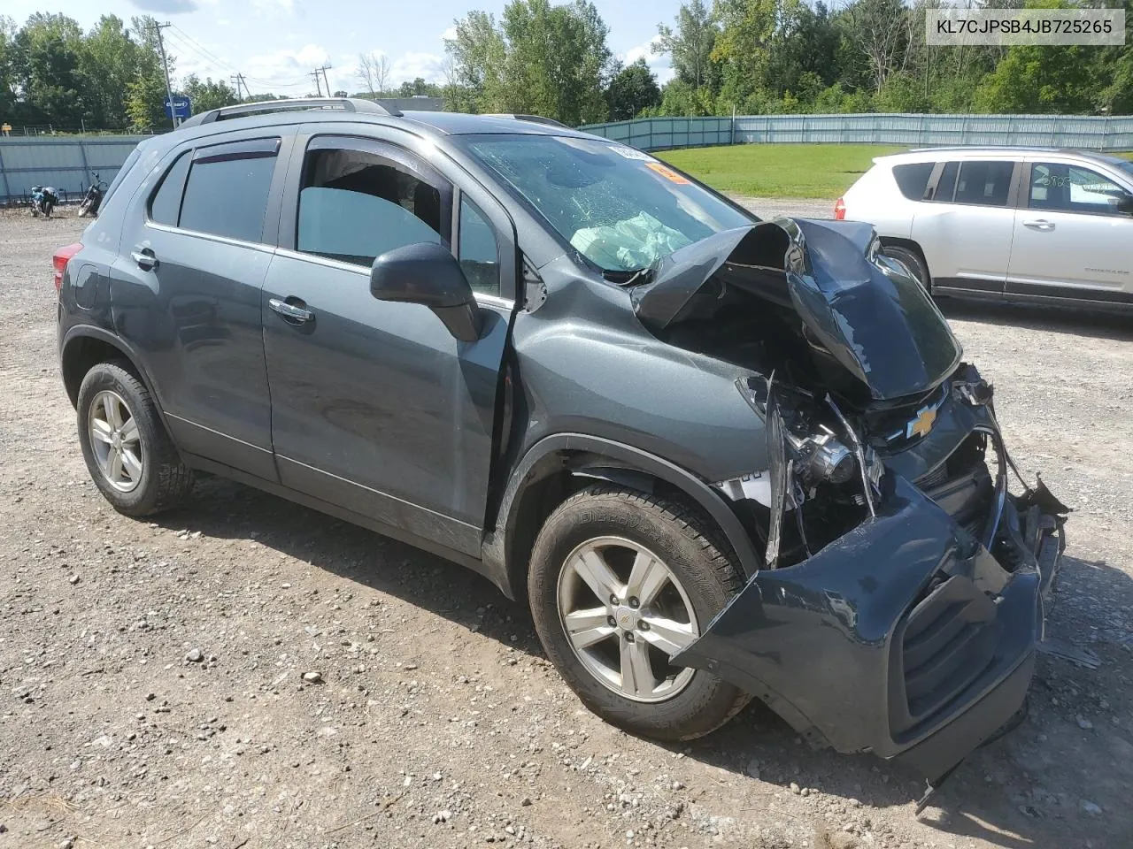 2018 Chevrolet Trax 1Lt VIN: KL7CJPSB4JB725265 Lot: 68434834