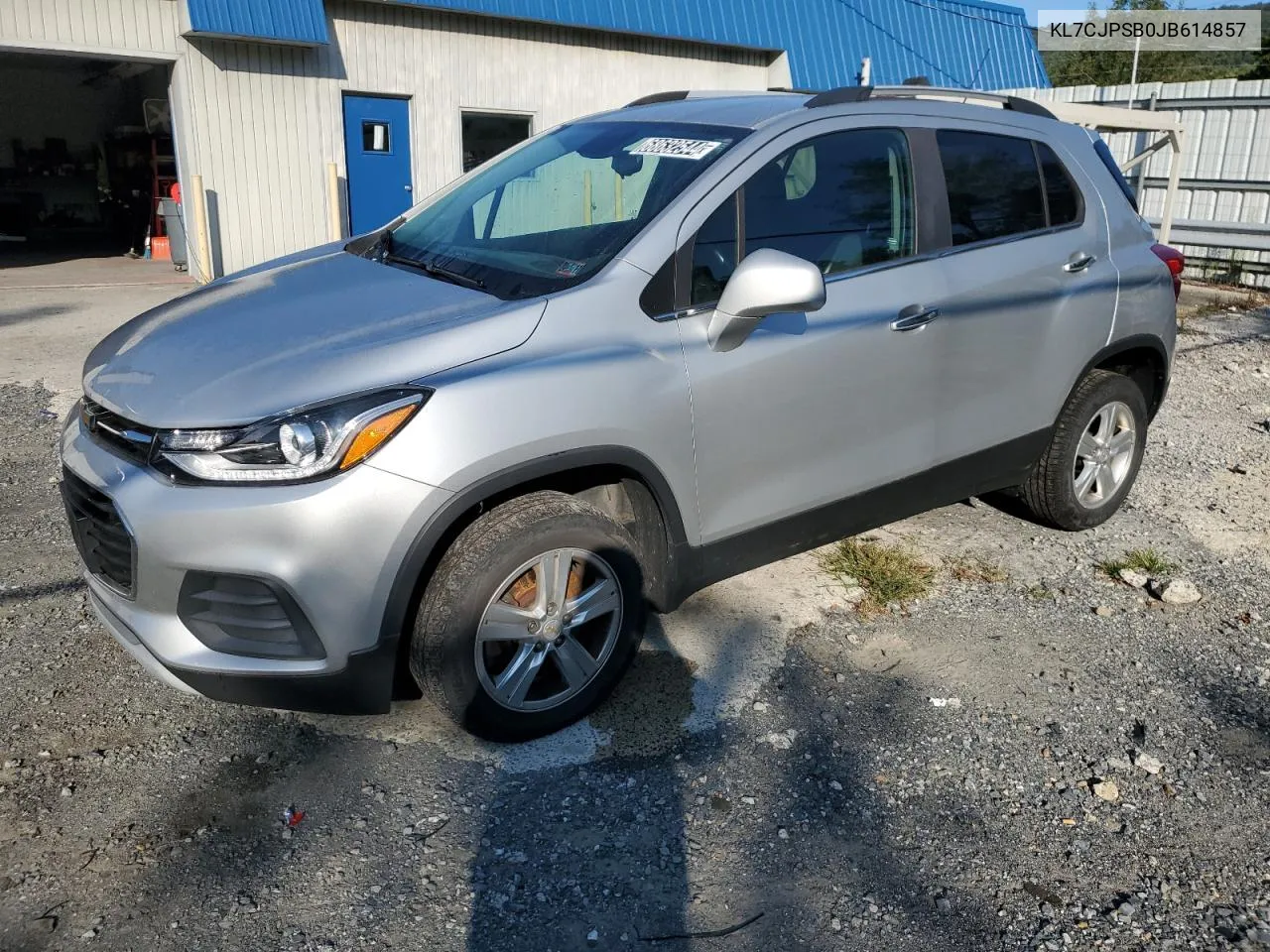 2018 Chevrolet Trax 1Lt VIN: KL7CJPSB0JB614857 Lot: 68632544