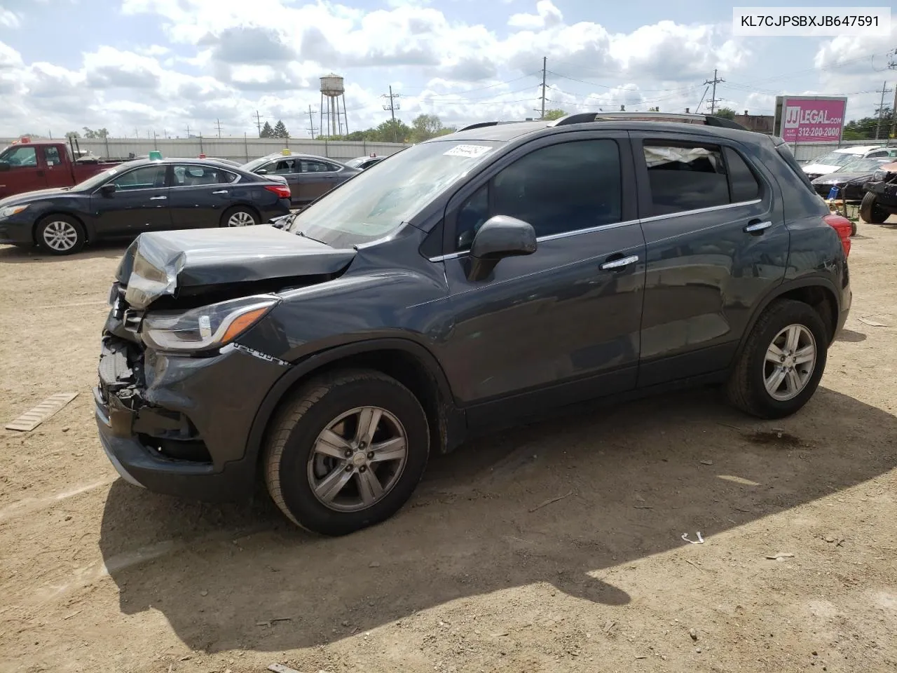 KL7CJPSBXJB647591 2018 Chevrolet Trax 1Lt