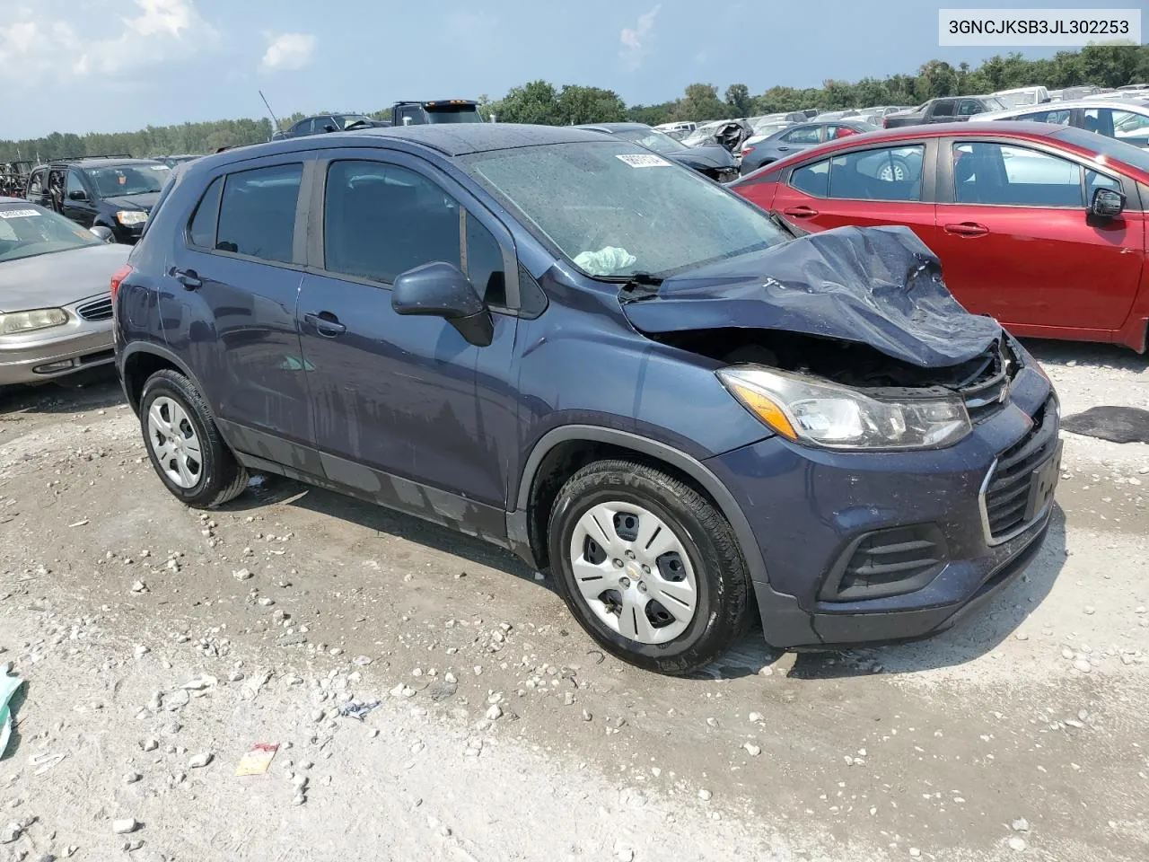 3GNCJKSB3JL302253 2018 Chevrolet Trax Ls