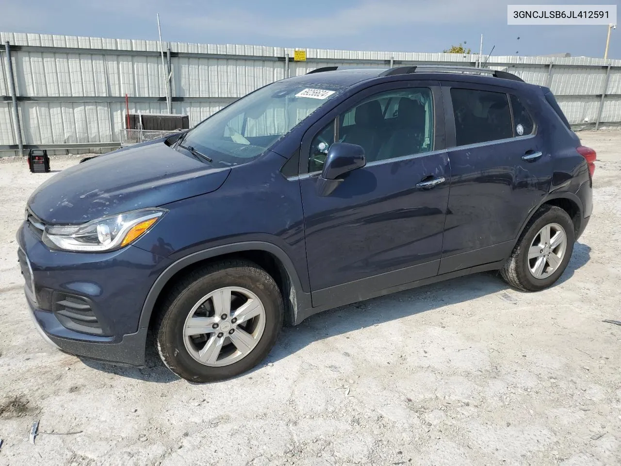 2018 Chevrolet Trax 1Lt VIN: 3GNCJLSB6JL412591 Lot: 69256624