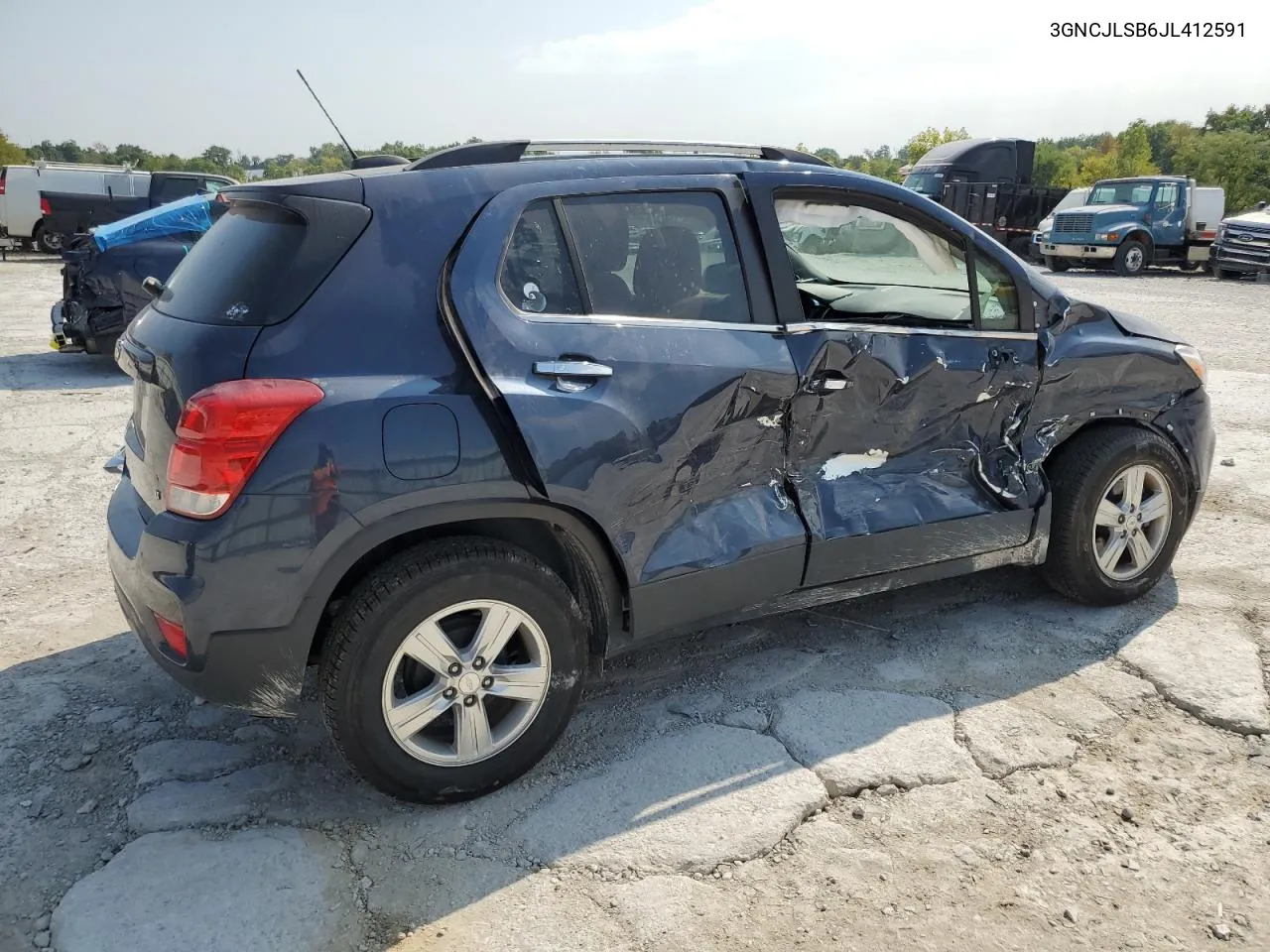 2018 Chevrolet Trax 1Lt VIN: 3GNCJLSB6JL412591 Lot: 69256624