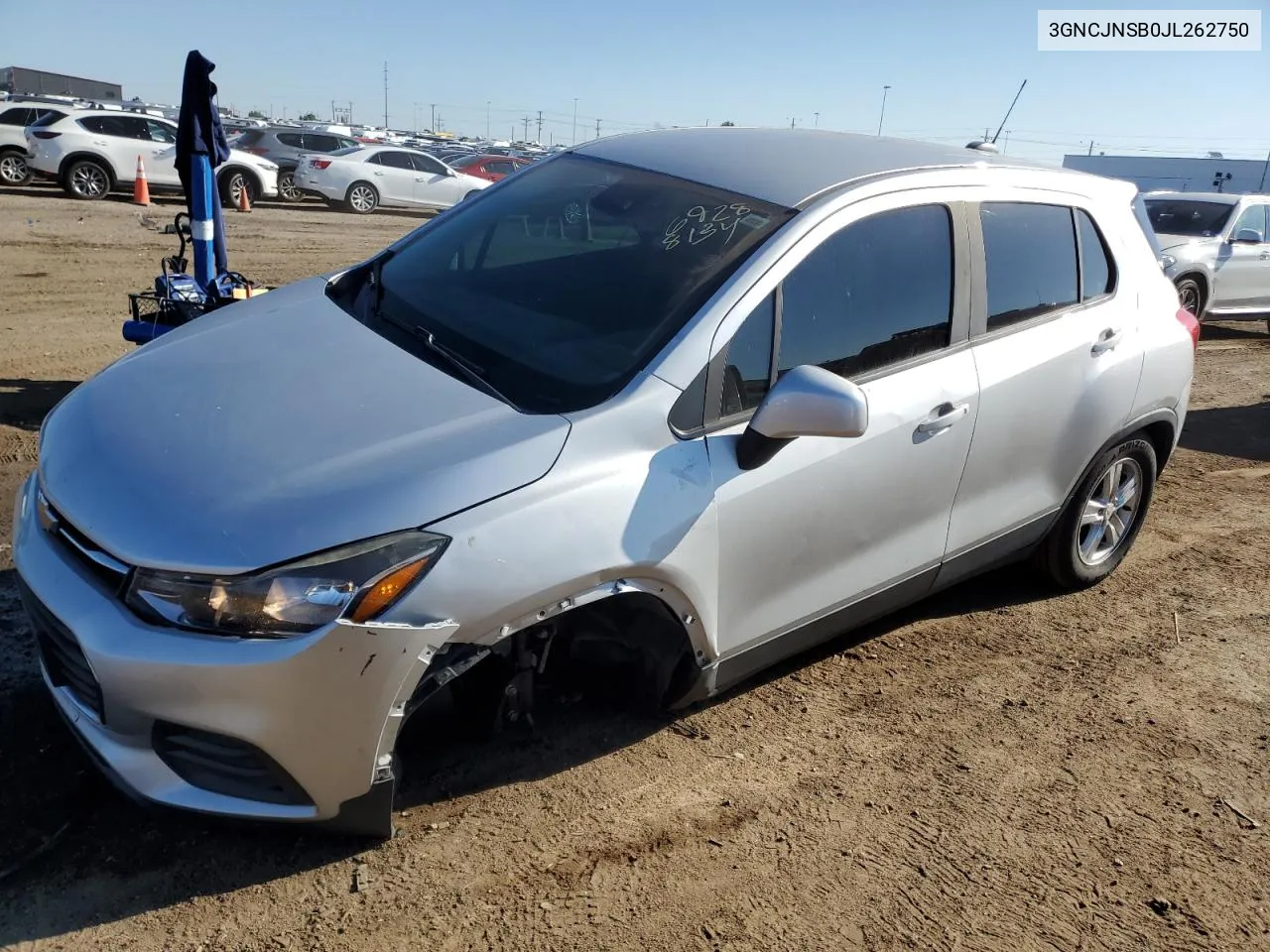 2018 Chevrolet Trax Ls VIN: 3GNCJNSB0JL262750 Lot: 69288134