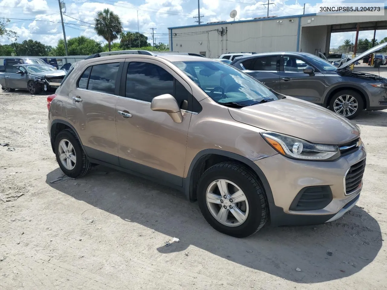 2018 Chevrolet Trax 1Lt VIN: 3GNCJPSB5JL204273 Lot: 69582534