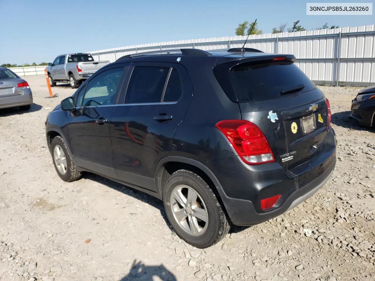 2018 Chevrolet Trax 1Lt VIN: 3GNCJPSB5JL263260 Lot: 69686094