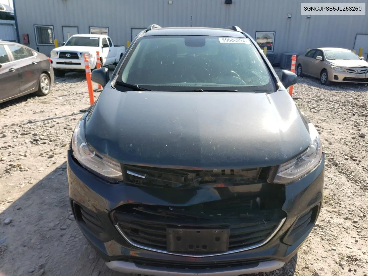 2018 Chevrolet Trax 1Lt VIN: 3GNCJPSB5JL263260 Lot: 69686094