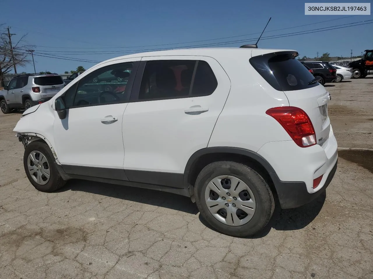 2018 Chevrolet Trax Ls VIN: 3GNCJKSB2JL197463 Lot: 69761334