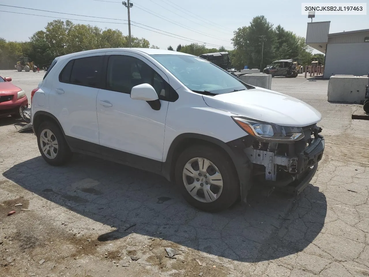 2018 Chevrolet Trax Ls VIN: 3GNCJKSB2JL197463 Lot: 69761334