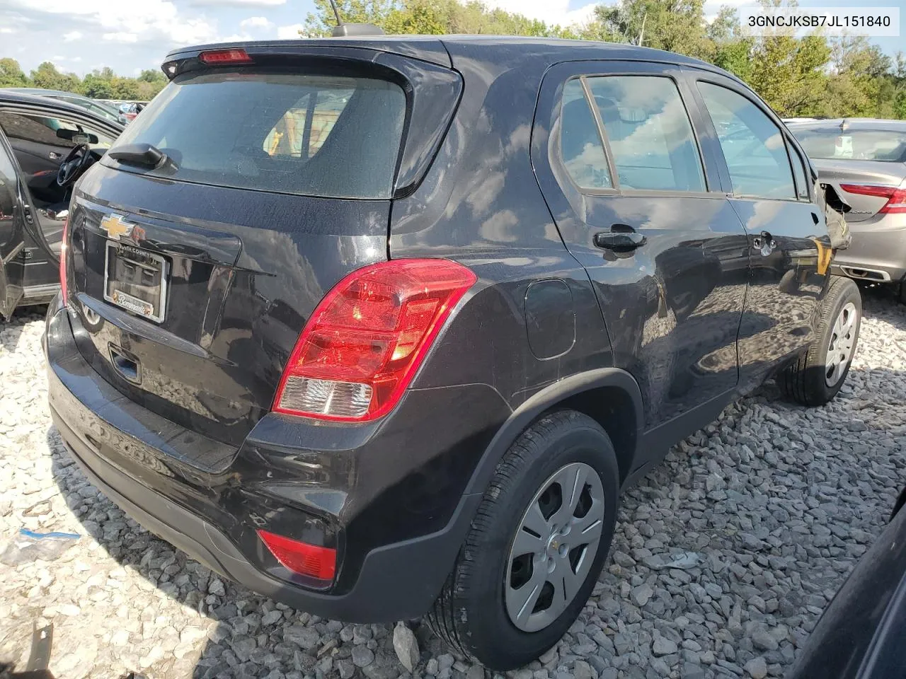 3GNCJKSB7JL151840 2018 Chevrolet Trax Ls