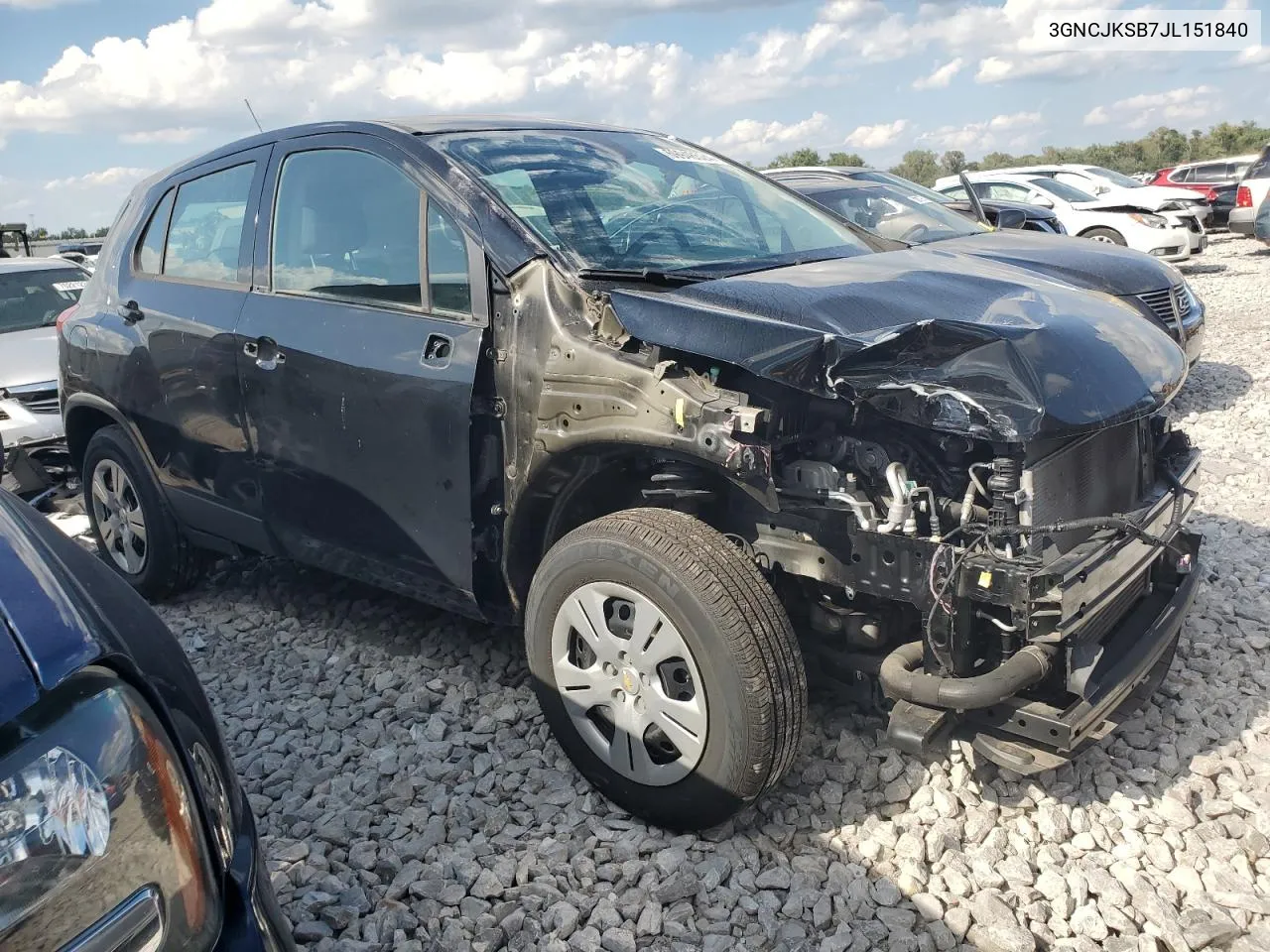 3GNCJKSB7JL151840 2018 Chevrolet Trax Ls