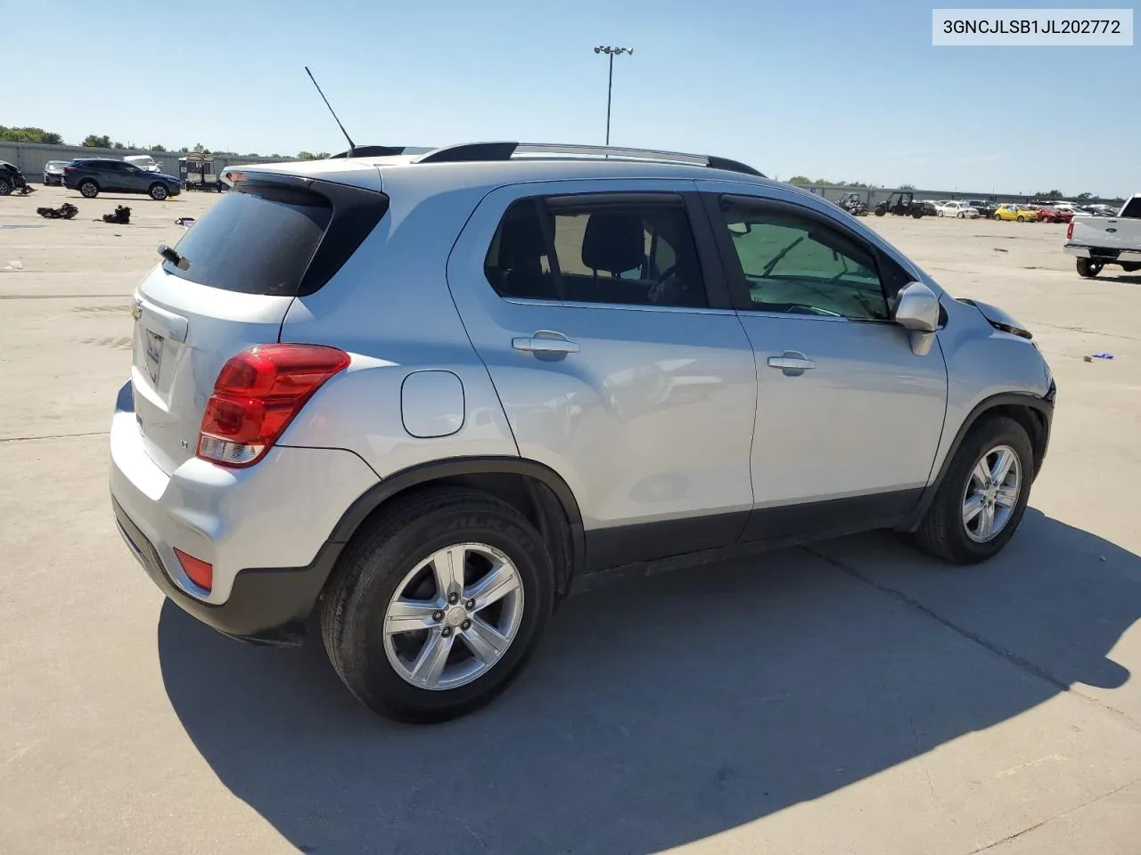 2018 Chevrolet Trax 1Lt VIN: 3GNCJLSB1JL202772 Lot: 70603814