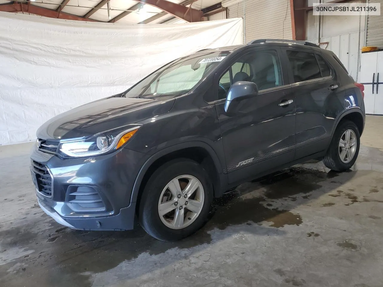 2018 Chevrolet Trax 1Lt VIN: 3GNCJPSB1JL211396 Lot: 70720054