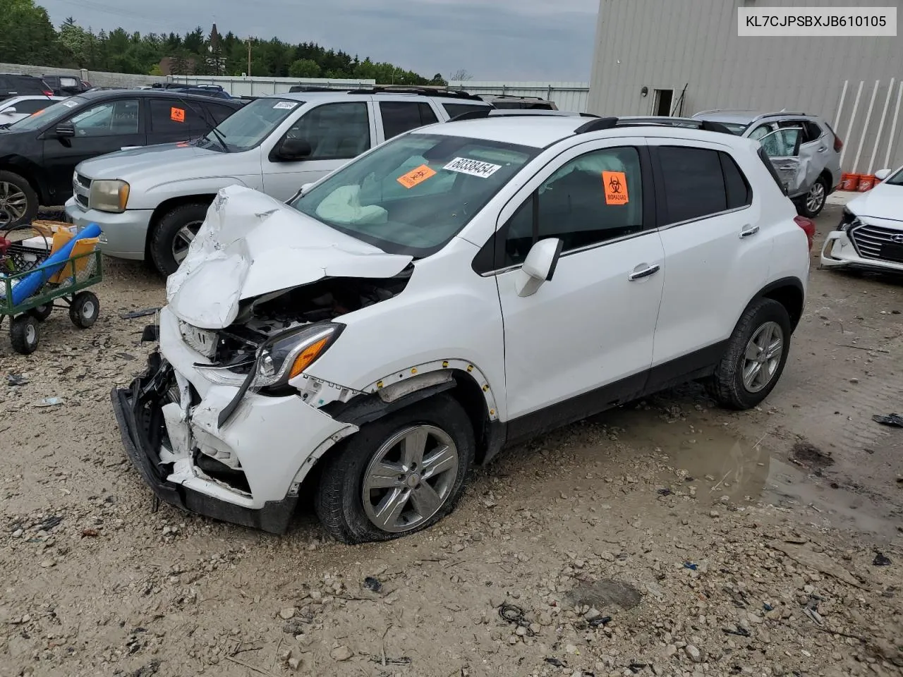 KL7CJPSBXJB610105 2018 Chevrolet Trax 1Lt