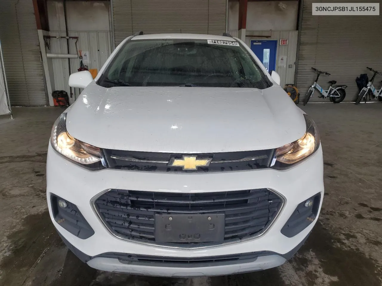 2018 Chevrolet Trax 1Lt VIN: 3GNCJPSB1JL155475 Lot: 71407554