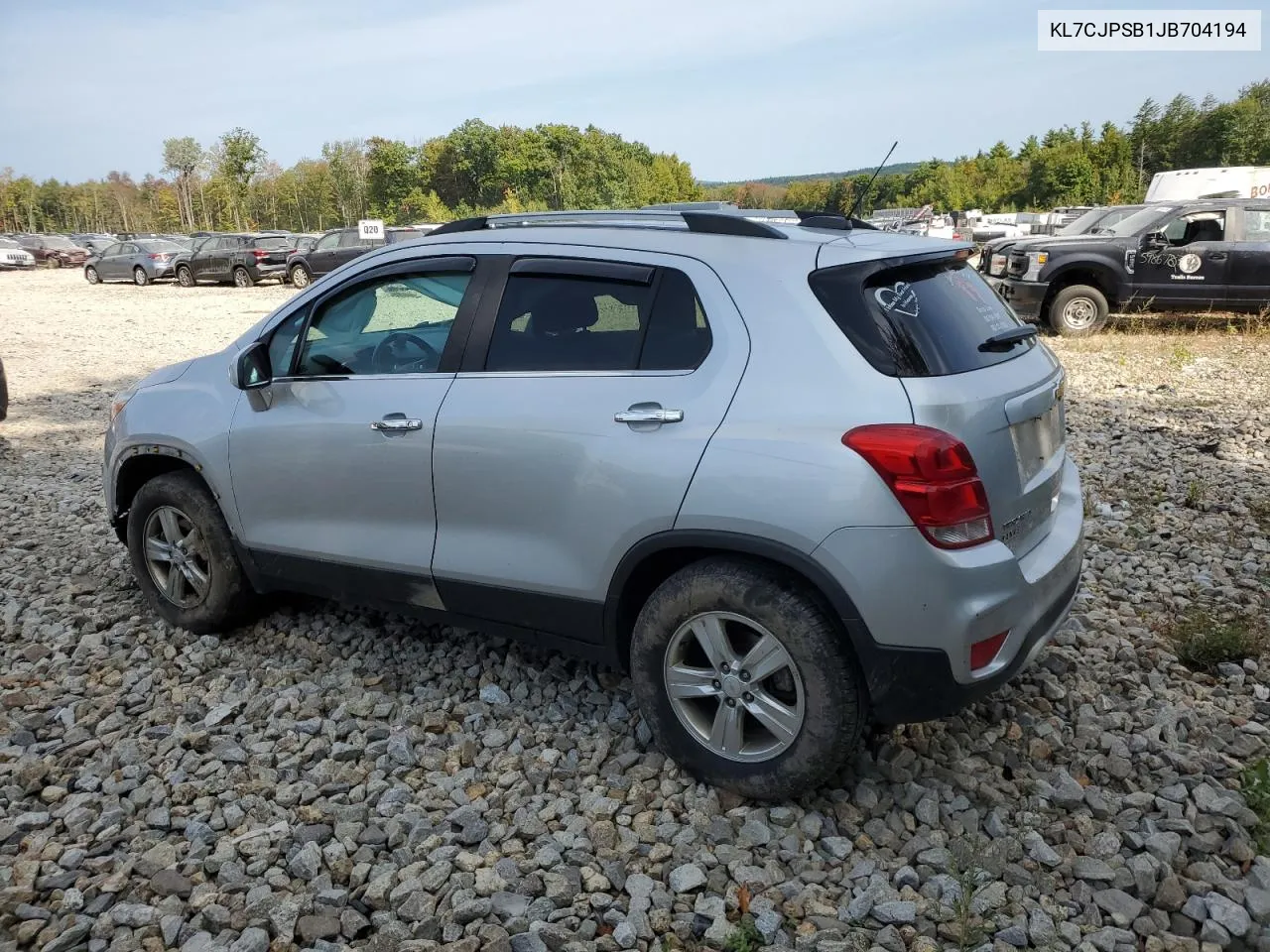 2018 Chevrolet Trax 1Lt VIN: KL7CJPSB1JB704194 Lot: 71535994