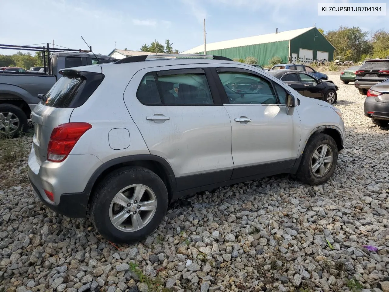 2018 Chevrolet Trax 1Lt VIN: KL7CJPSB1JB704194 Lot: 71535994