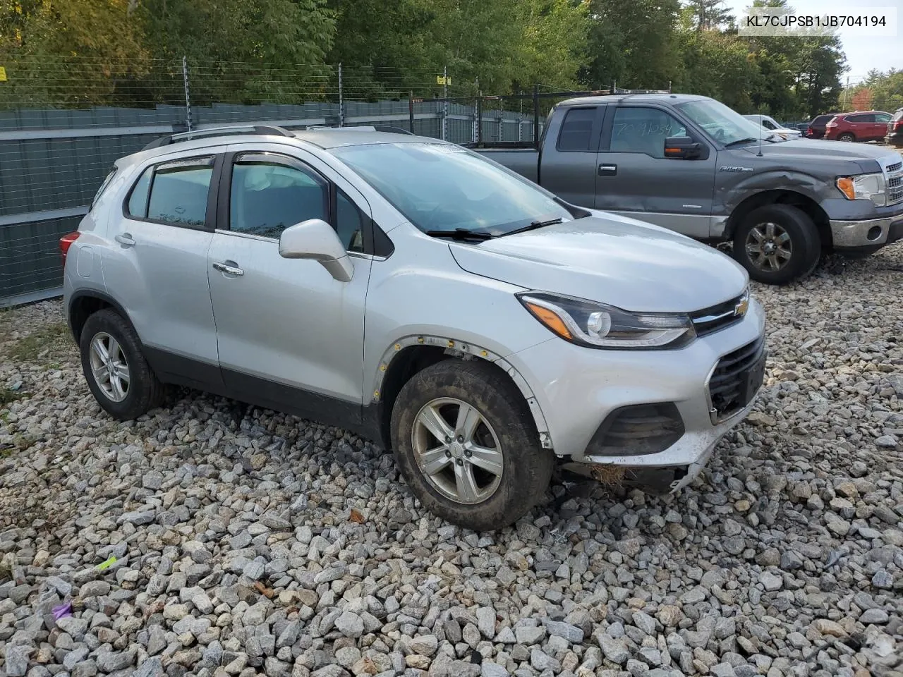 2018 Chevrolet Trax 1Lt VIN: KL7CJPSB1JB704194 Lot: 71535994